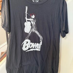Chaser Black  brand new David Bowie shirt Graphic Tee